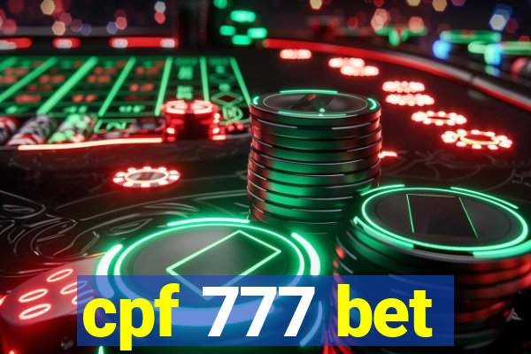 cpf 777 bet